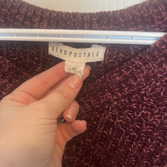 Aeropostale V-Neck Knit Sweater - Picture 2 of 3
